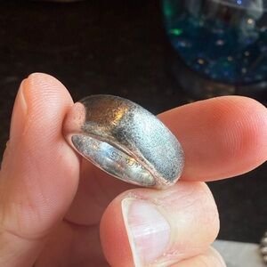 Tiffany and Co. Elegant Silver Band Ring